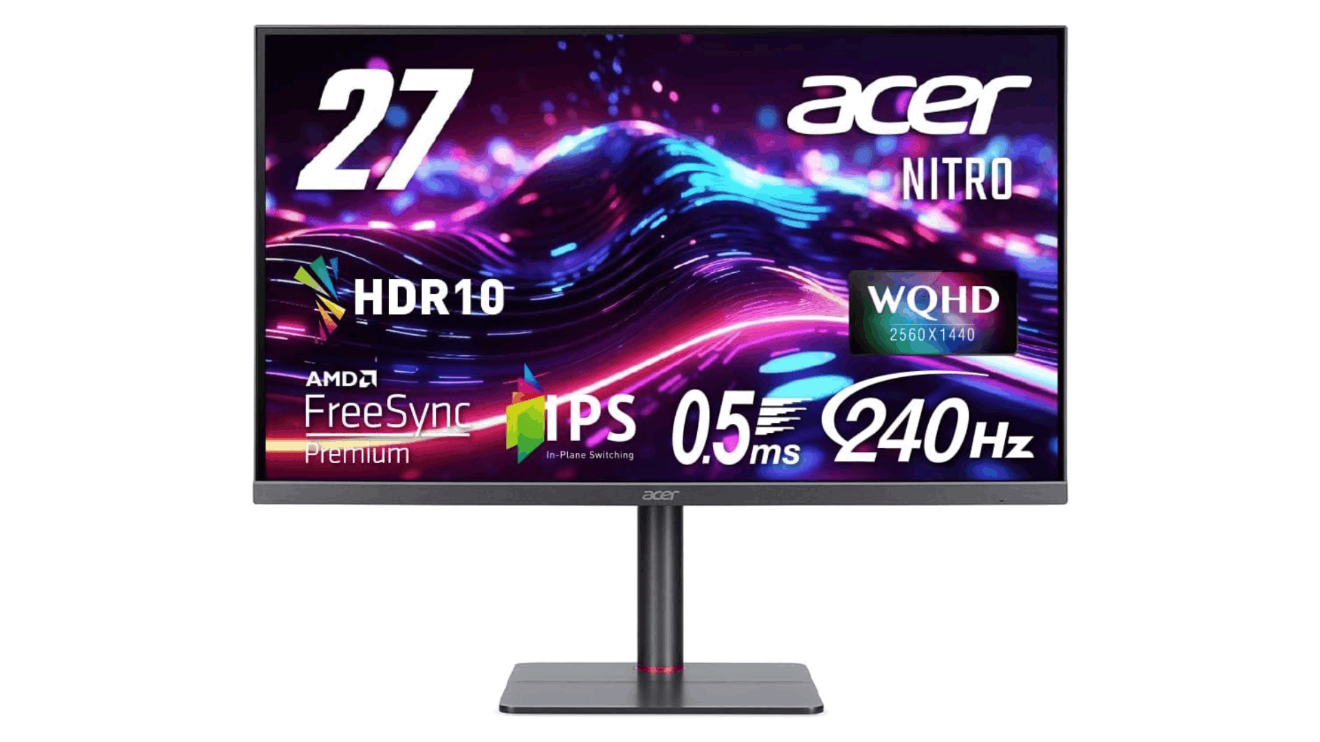 最大240Hz対応のゲーミングモニター「Acer Nitro XV275UXymiiprx」が