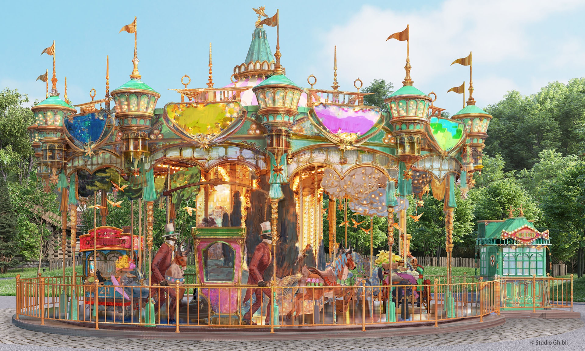 ジブリパークの新エリア「魔女の谷」のポスターが公開 2024年3月から