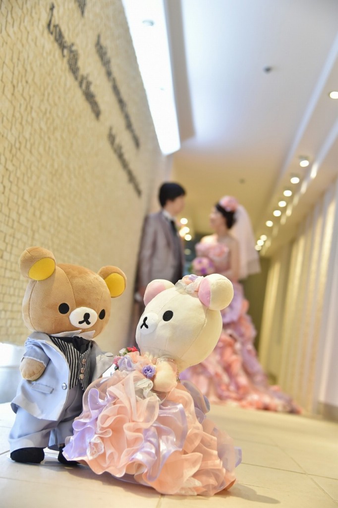 リラックマウェディングドールブライダルウェルカムドール