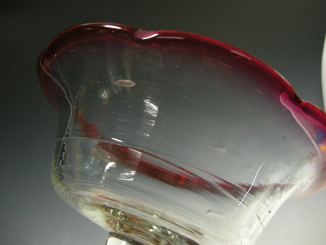 赤縁花形氷コップ – smileantiques