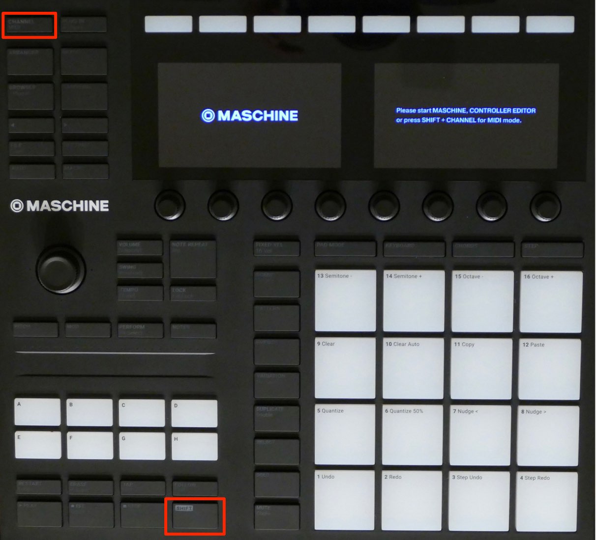 Maschineを使用してDAW純正のリズムソフトやサードパーティー音源を