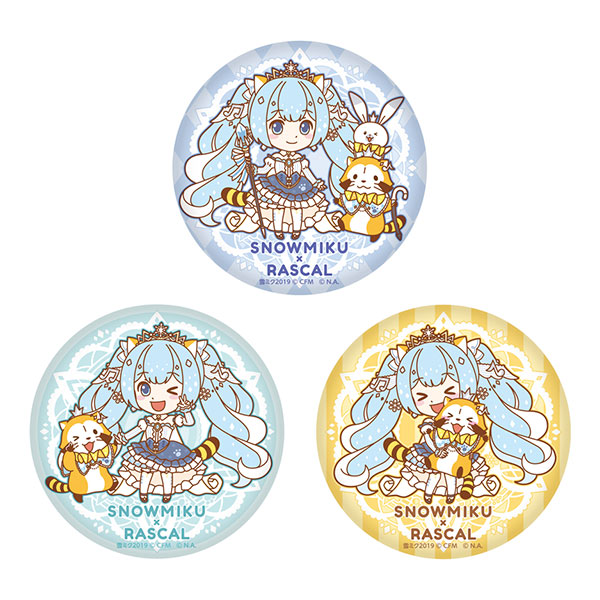 雪ミク MIKU2019 スカイタウン 缶バッジ そうだ 雪ミク MIKU2019