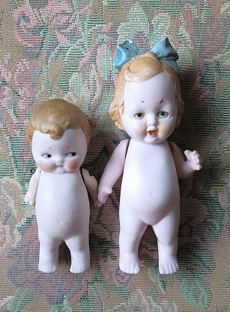 ドイツ ビンテージ ビスクドール 男の子 身長8.8cm HERTWIG