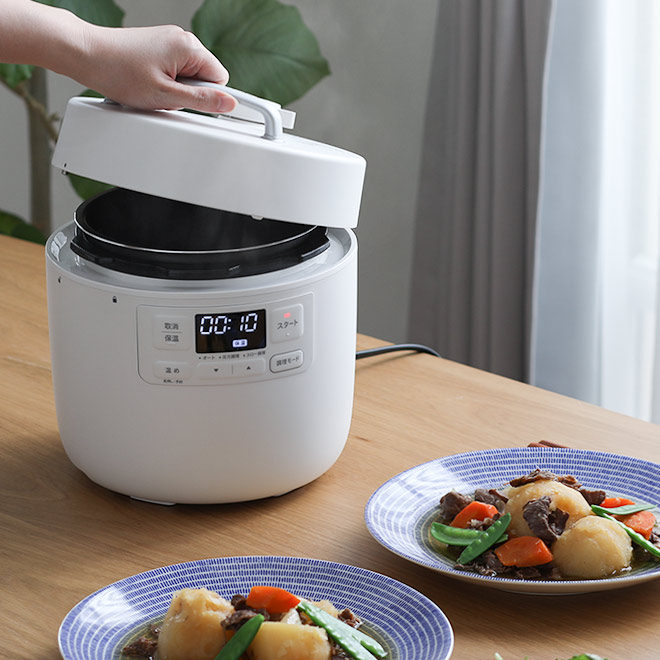 ♢未使用品 siroca 電気圧力鍋おうちシェフPRO レッドSP-2DS271電気圧力