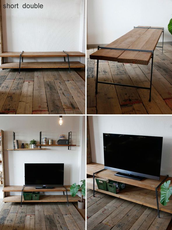 stkallstars様専用 鉄脚 シェルフ アイアンレッグ TVボード 什器