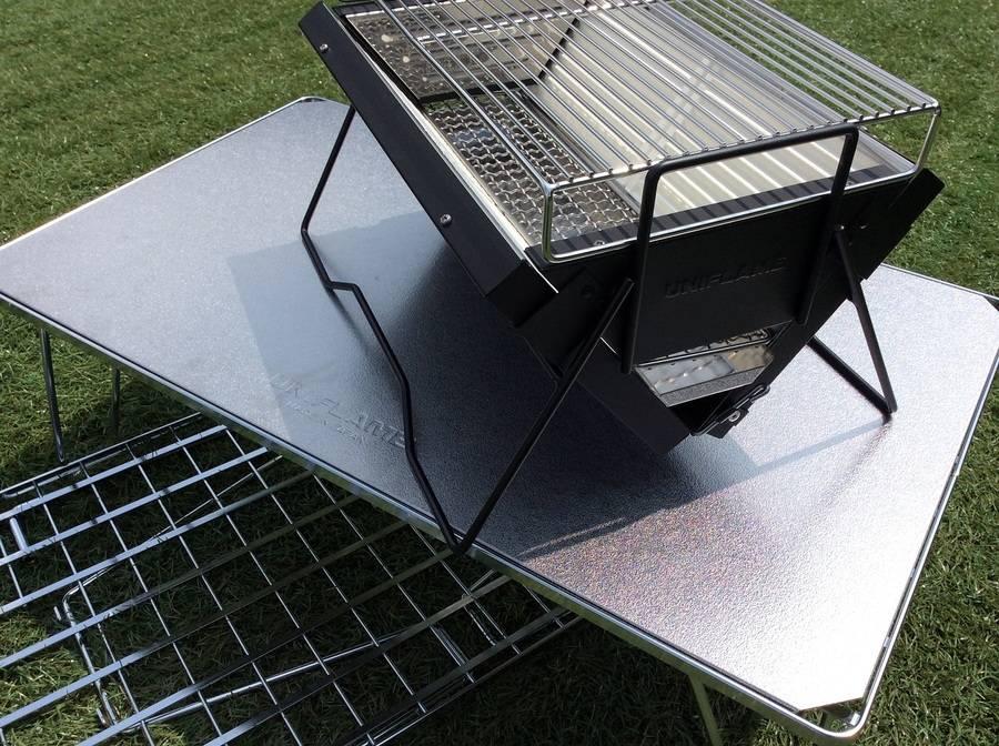 廃盤品】ユニフレーム フィールドラック ブルーグレー 廃盤品