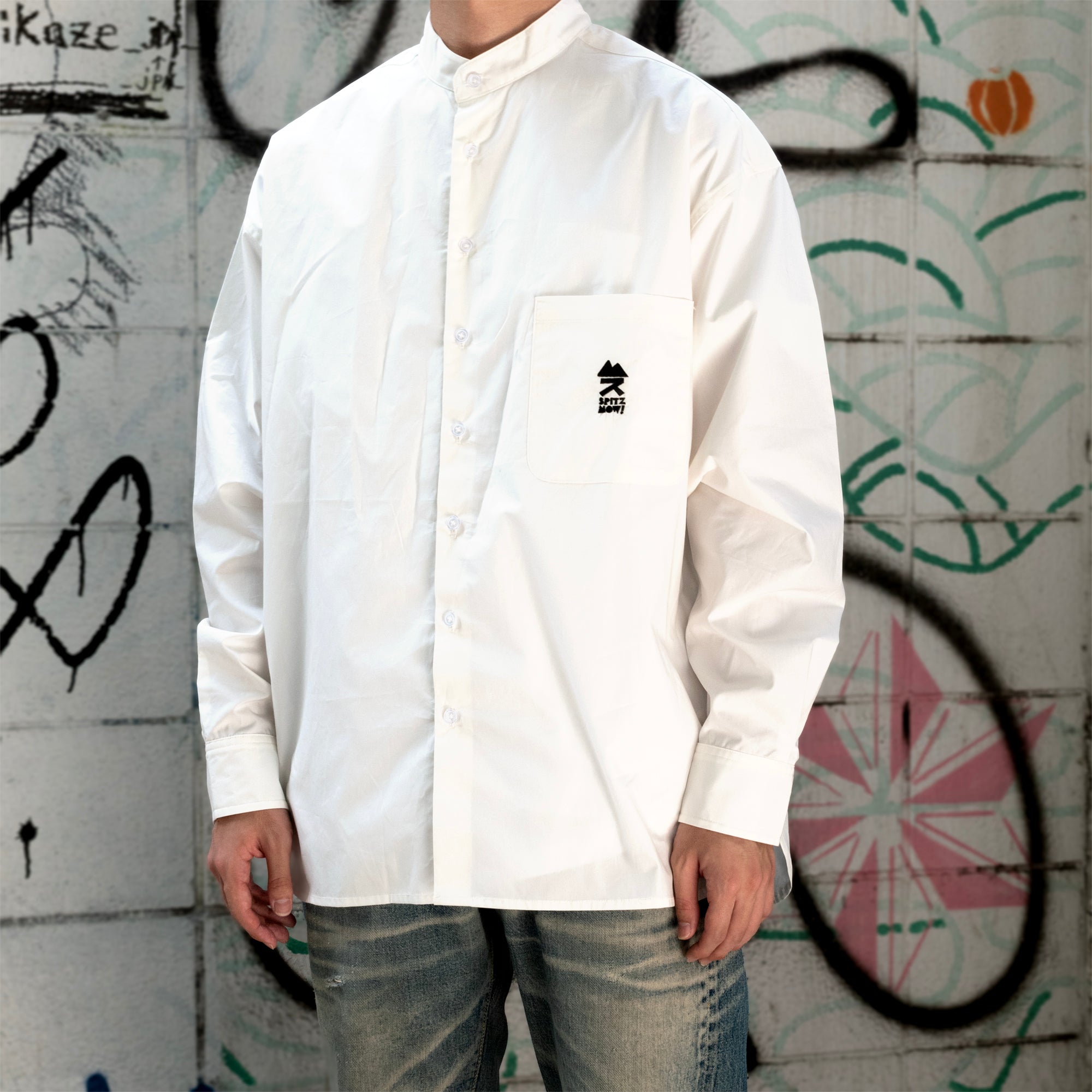 スピッツ ロック大陸の物語展 オープンカラーシャツ オープンカラー