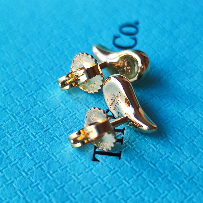 TIFFANY &Co ティファニー ティアドロップ ピアス 18金 – Mico宝飾店