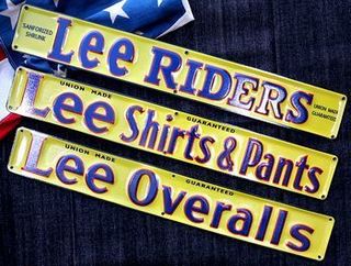 Lee看板☆数量限定USA入荷: ☆アメリカ雑貨の秘密基地☆アメリカ雑貨屋