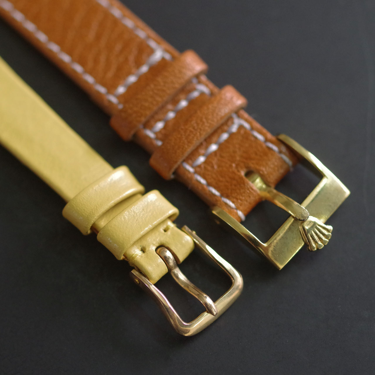 ROLEX ロレックス カメレオン Rolexオリジナル革ベルト＆王冠尾錠付き