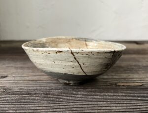 骨董水妖｜李朝刷毛目茶碗