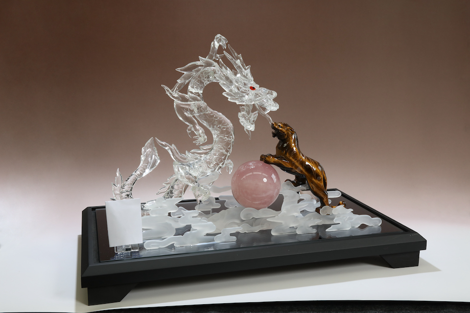 漢代 水晶耳杯 天然水晶 彫刻 古美術 珍品 漢代 水晶耳杯 天然水晶