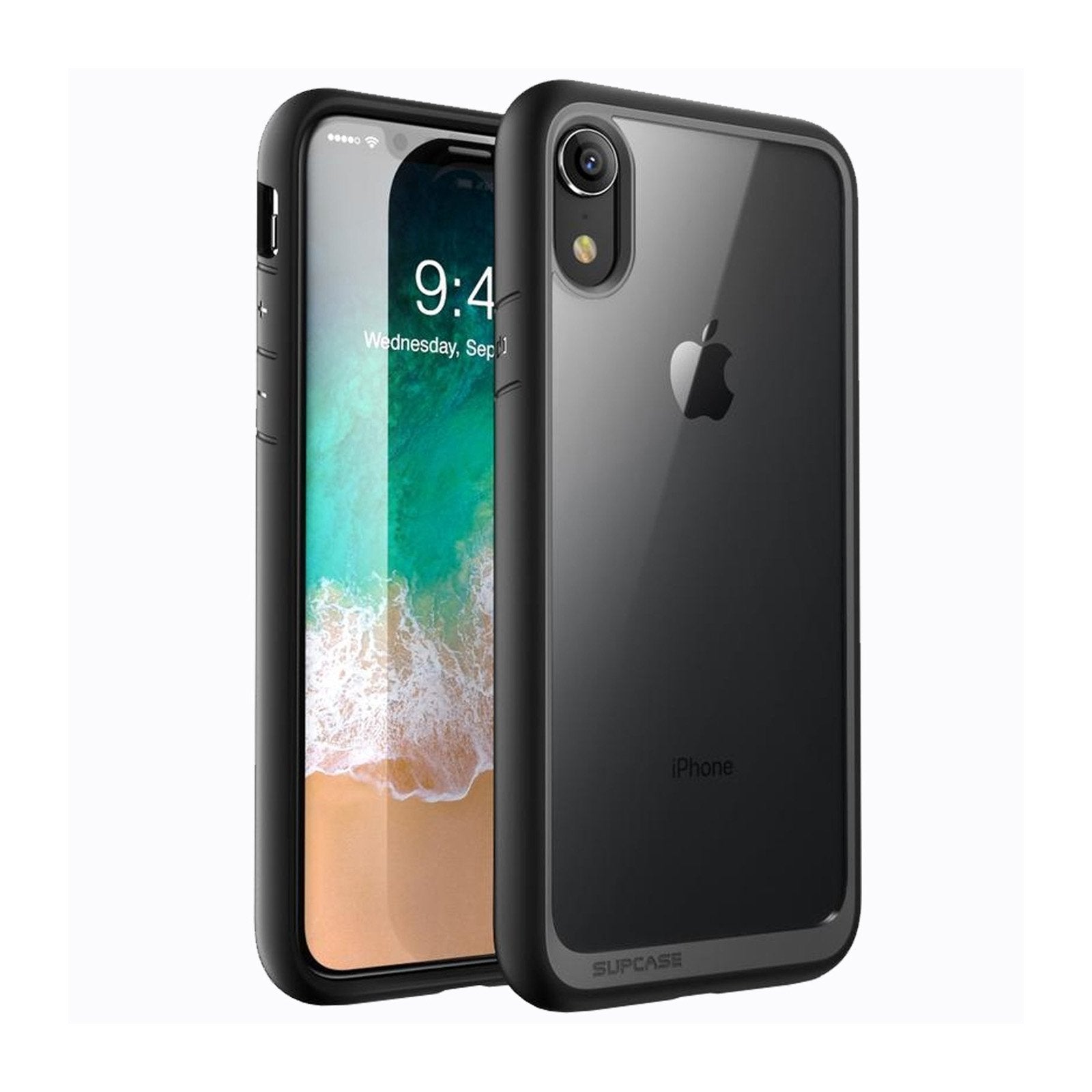 iPhone XR Unicorn Beetle Style Slim Clear Case-Black | SUPCASE