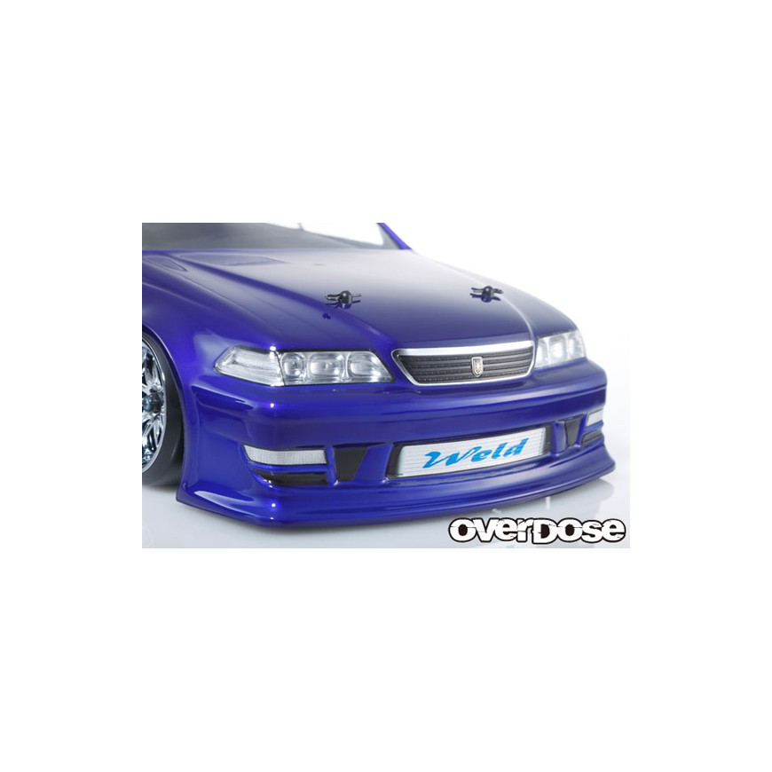 新品 overdose クレスタ JZX100 ボディ RC ドリフト 1/10 Overdose