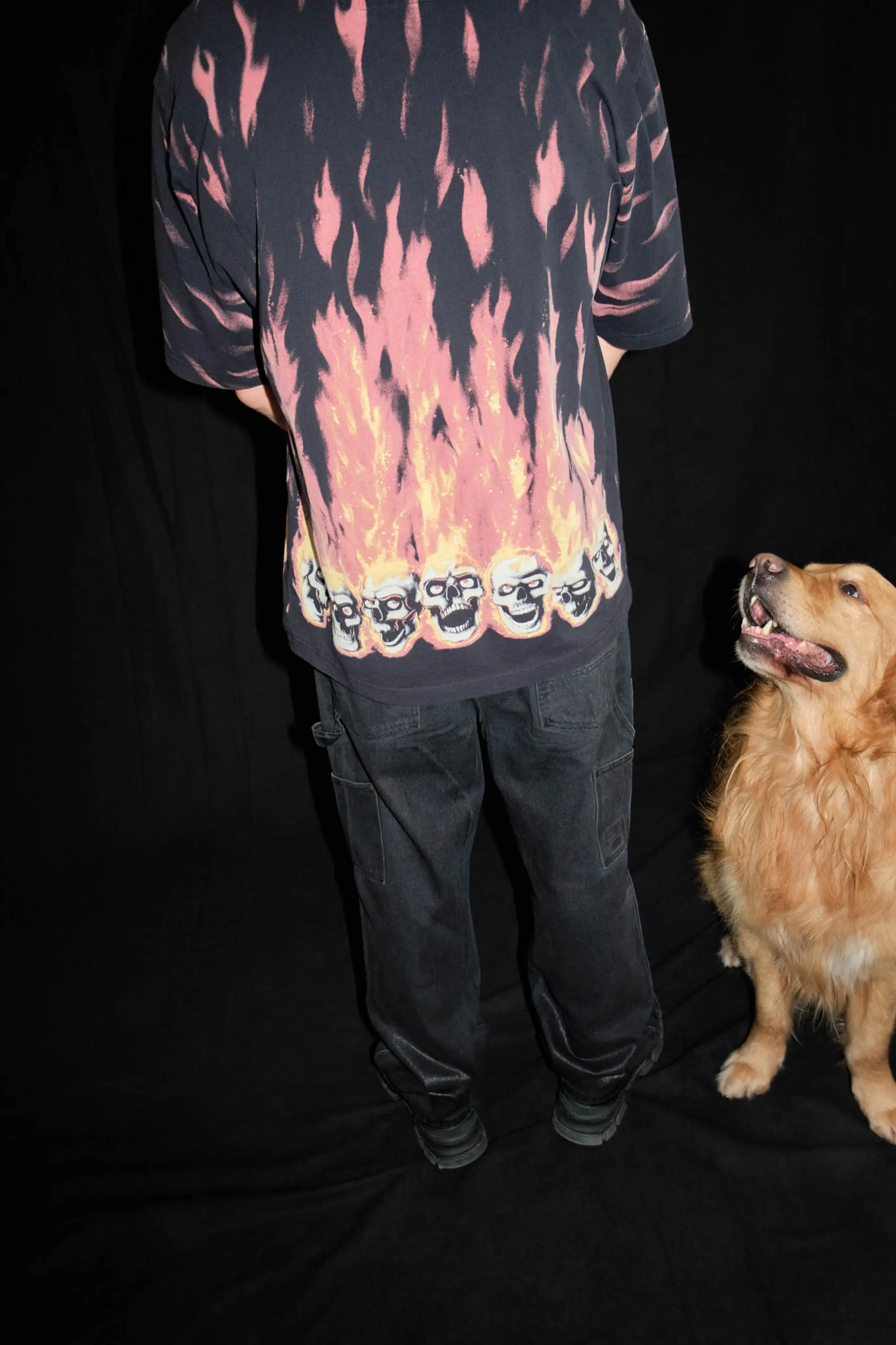 Supreme x MM6 Liquid Blue Oversized Tee