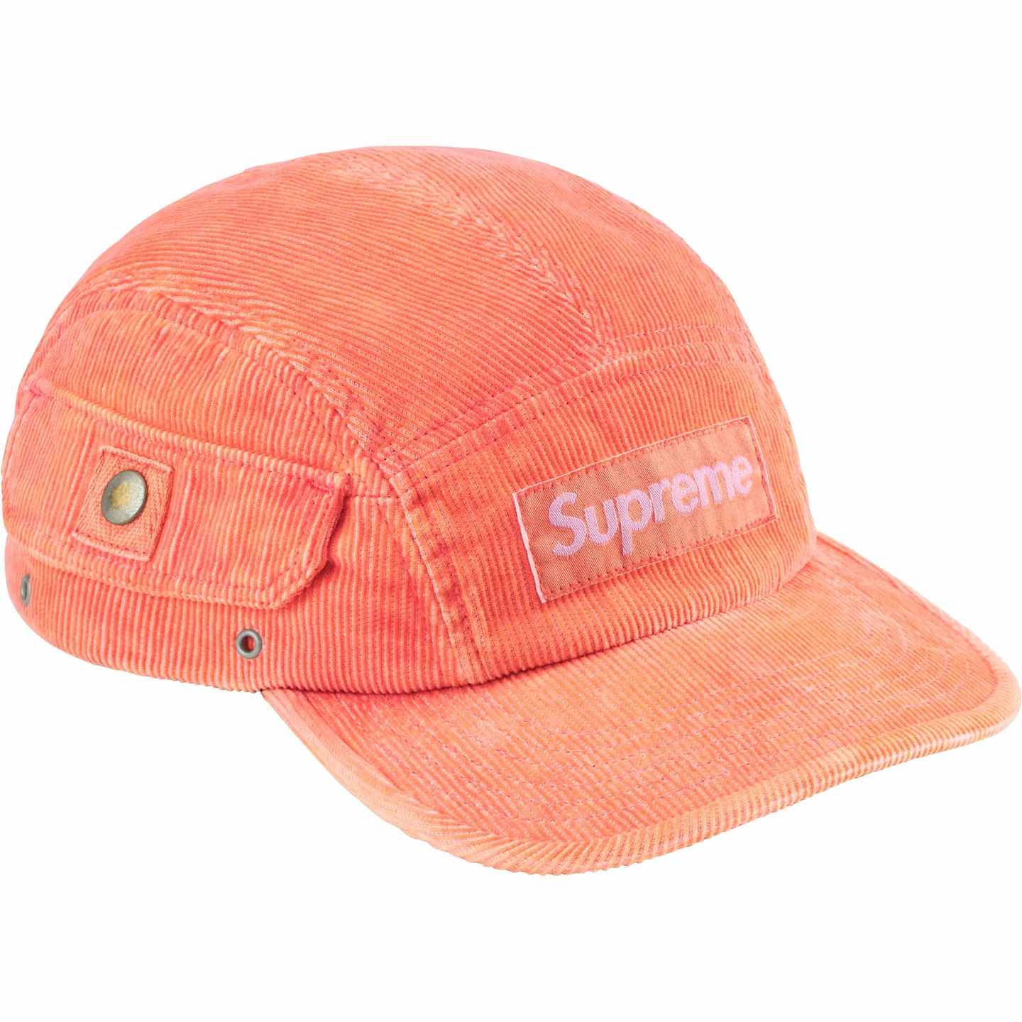 Supreme コーデュロイキャップ オレンジ 人気 Supreme コーデュロイ
