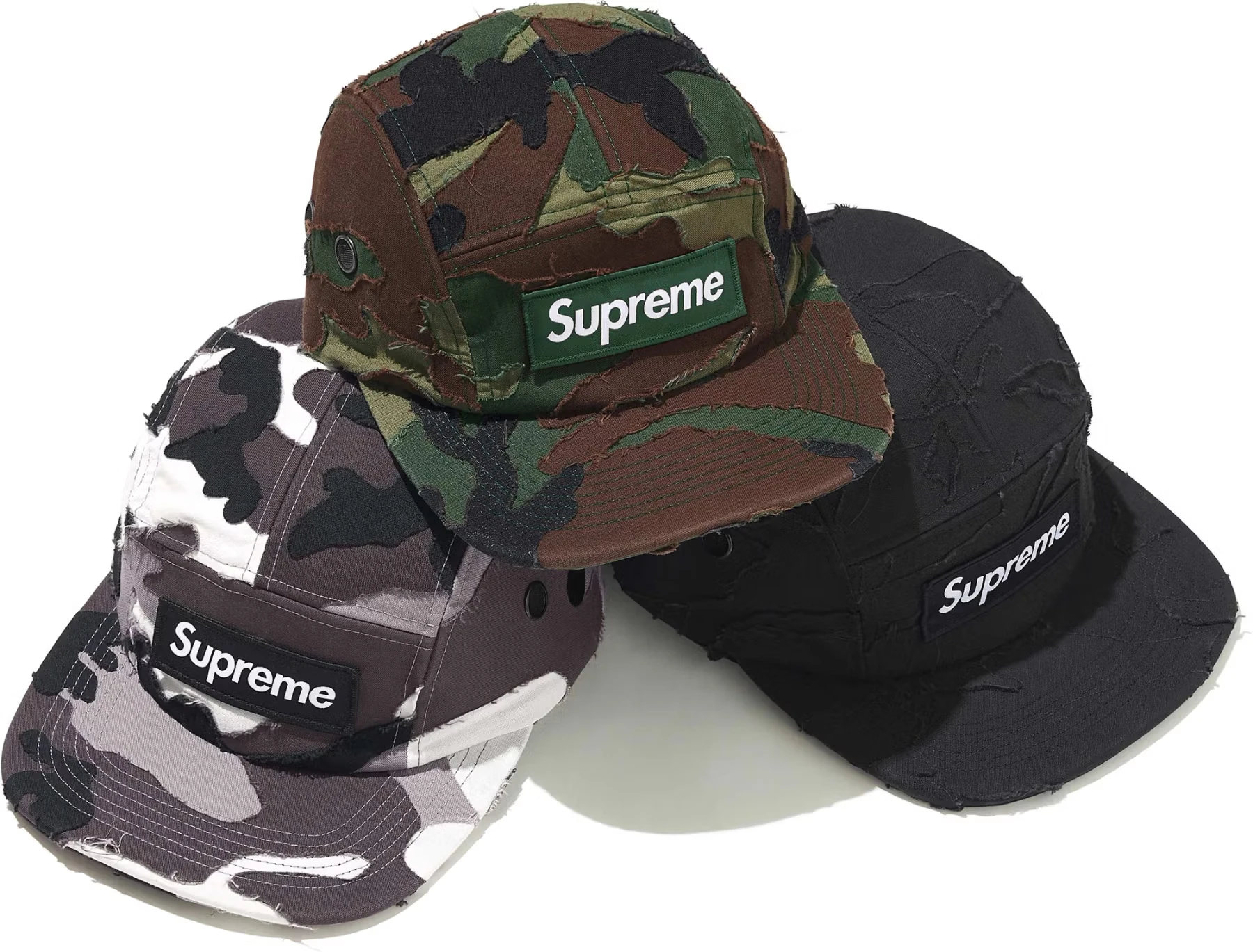 Supreme シュプリーム 迷彩 キャップ Camp Cap カモ supreme cap 迷彩