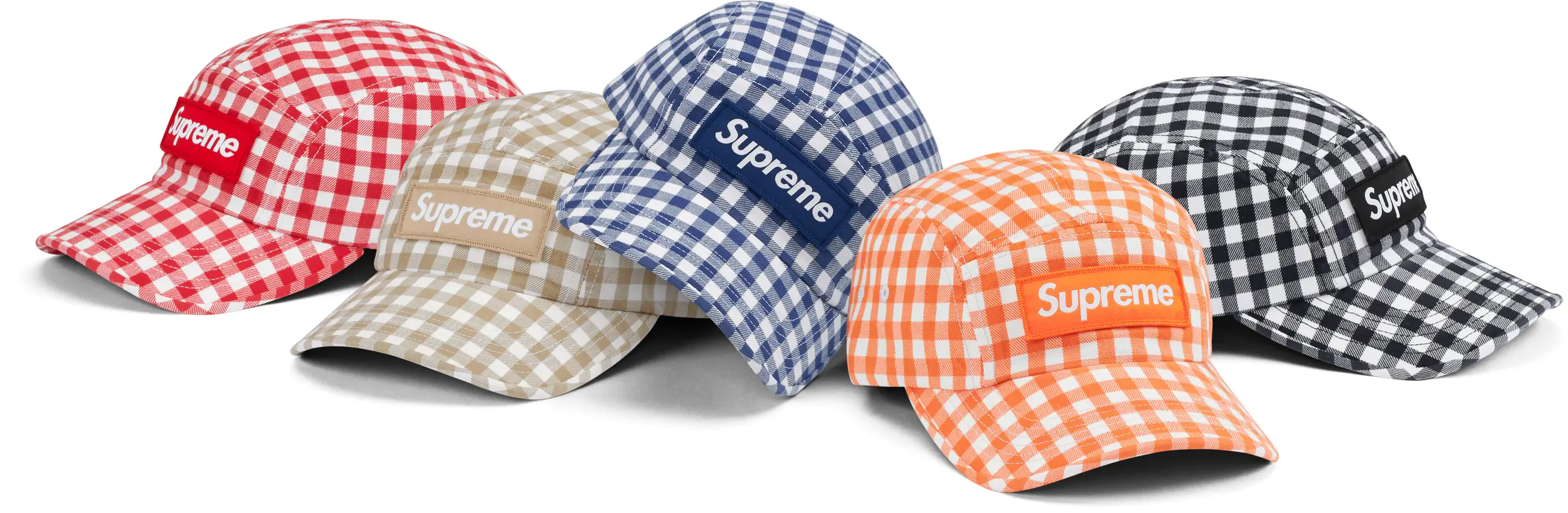 Gingham Camp Cap | Supreme 23ss