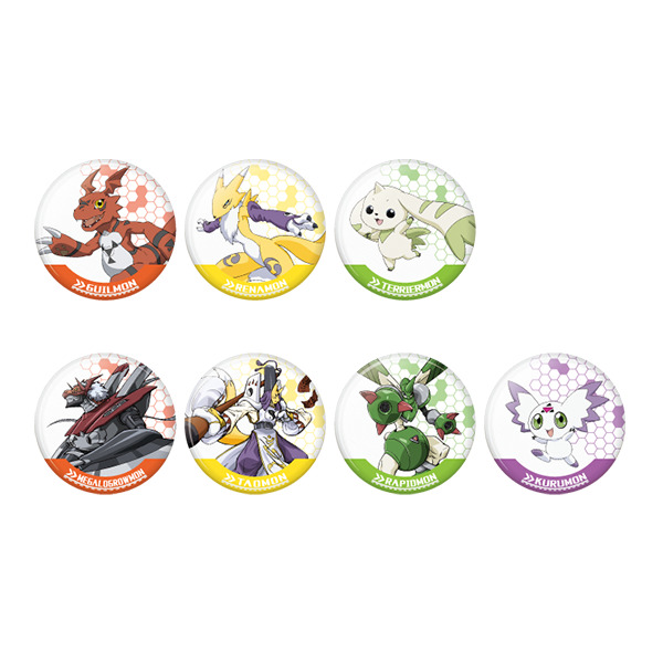 デジモンテイマーズ】TD缶バッジ7種（ランダム1個）【Limited Base