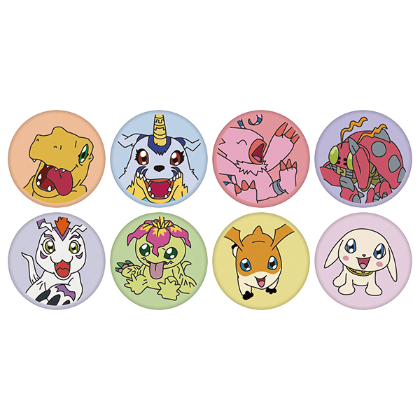 ④缶バッジ デジモン TVアニメ デジタルモンスター ④缶バッジ