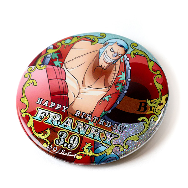 ワンピース トンガリバースデー缶バッジ フランキー 【公式通販】