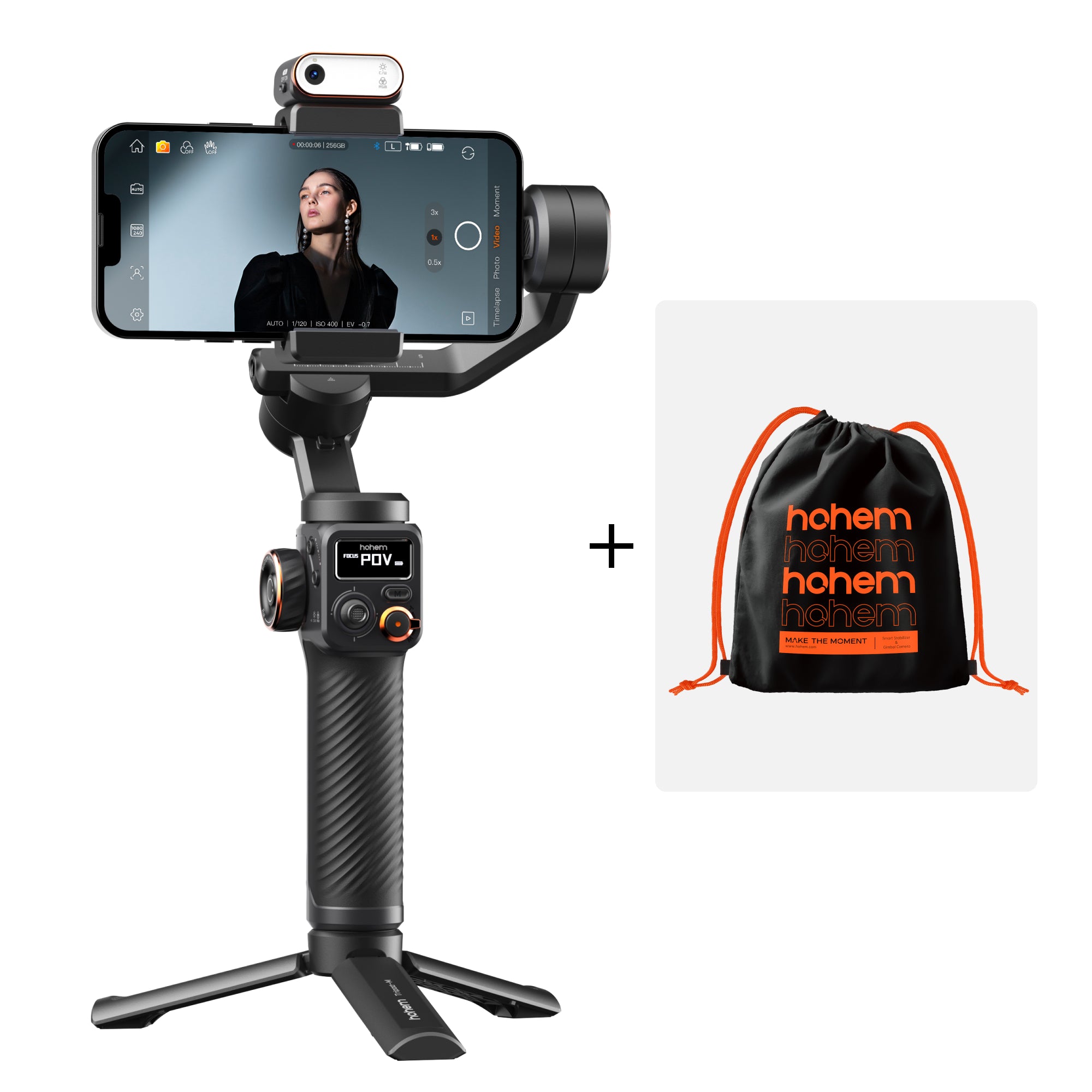 Hohem iSteady M6 – AI Tracking Gimbal for Android & iPhone