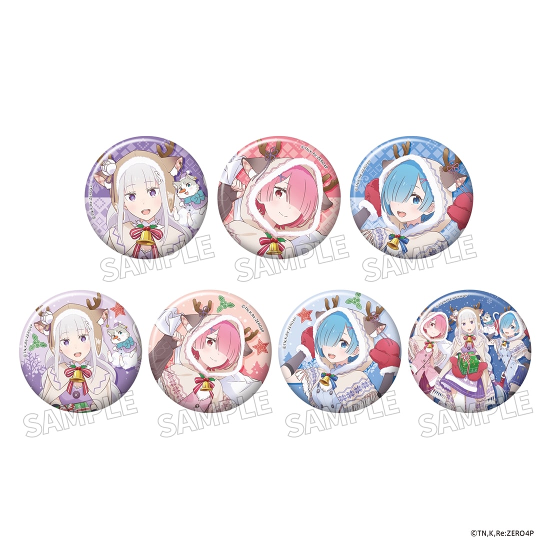 リゼロ エミリア パック クリスマス 缶バッジ 30個 GOODS | 『Re:ゼロ