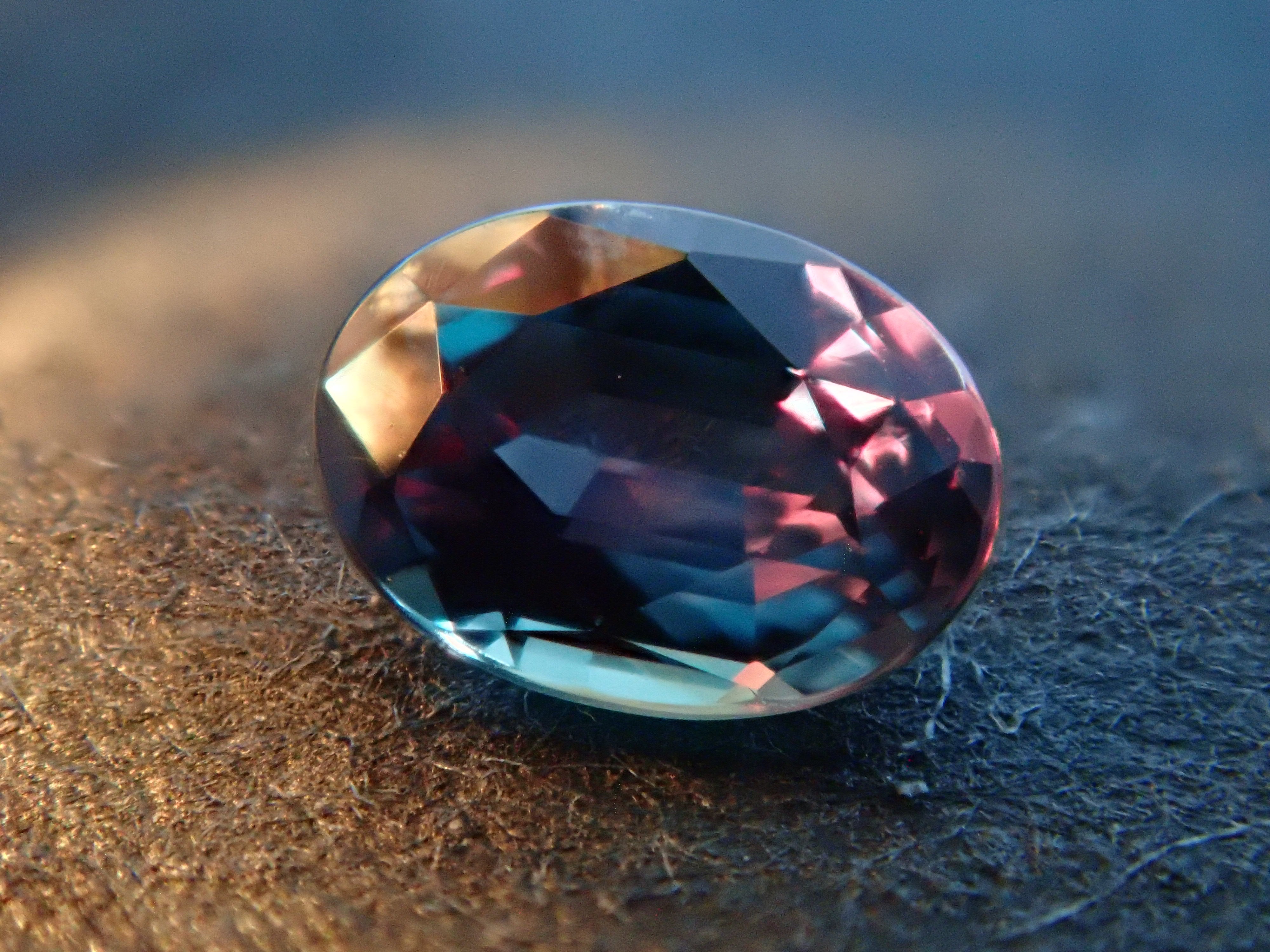 狐華万華鏡の煌めき!!☆ブラジル産アレキサンドライト☆リングオーダー