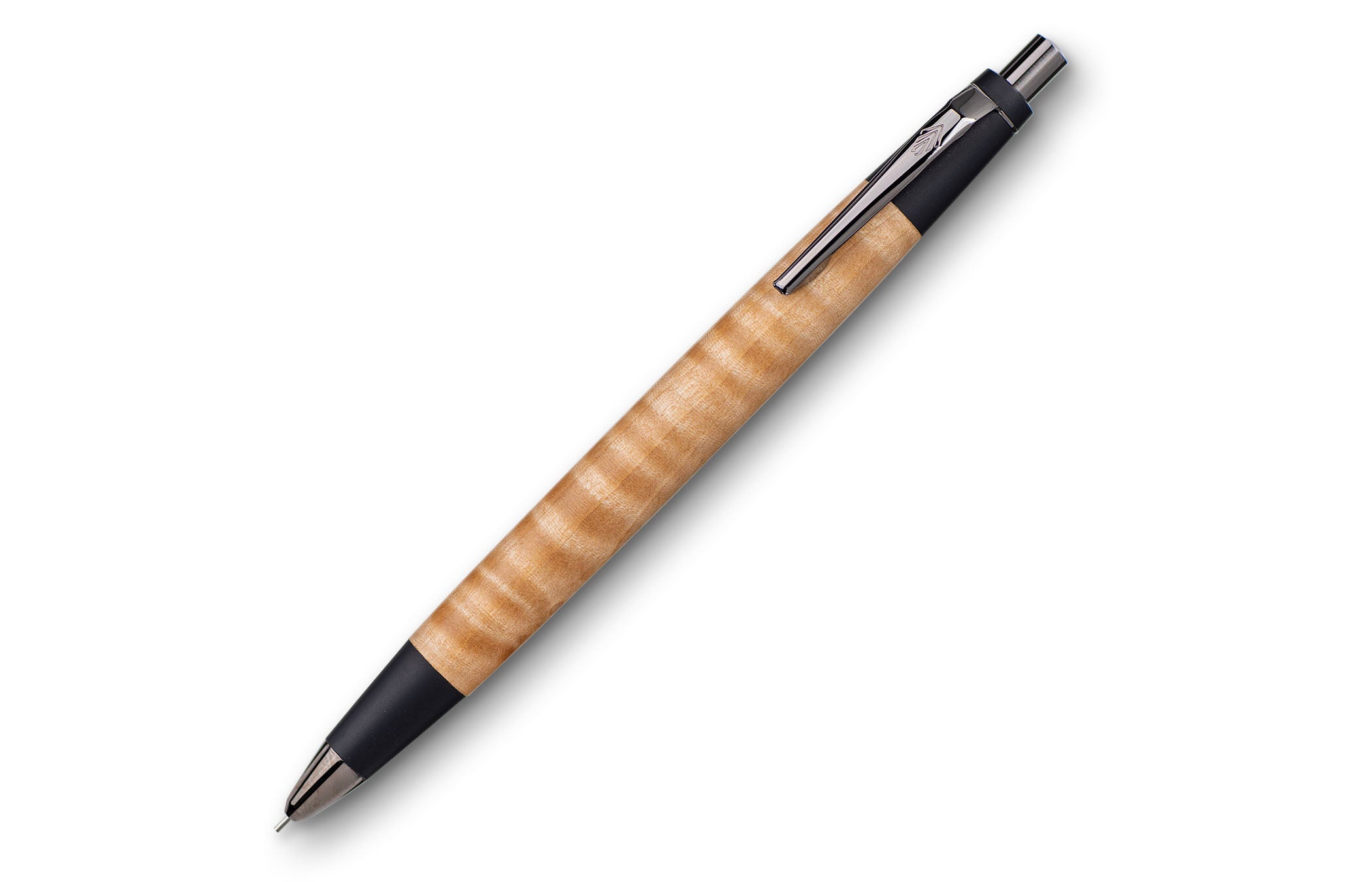 野原工芸 ブラック ウォールナット シルバー MP シャーペン シャープ