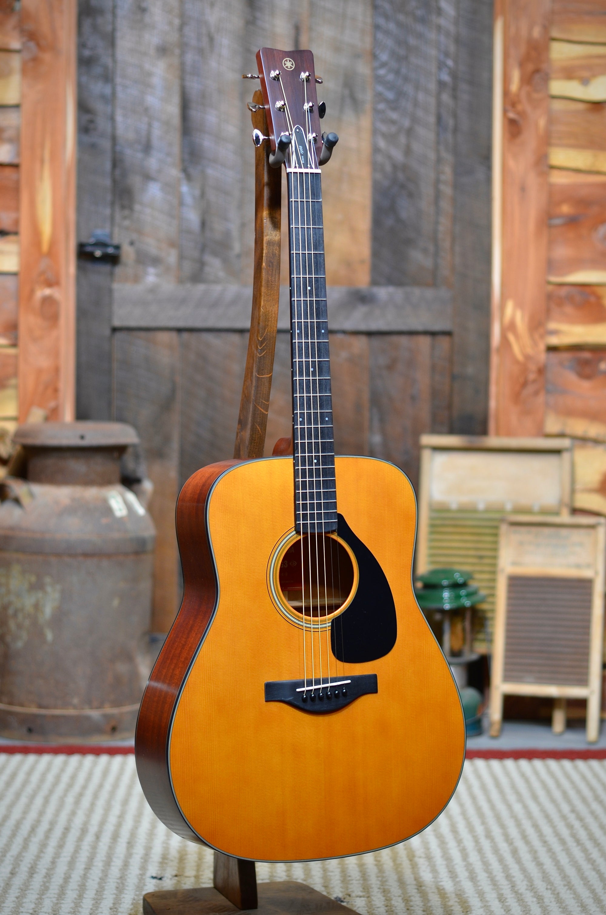 Yamaha Red Label FG3 Natural Dreadnought Acoustic Guitar With Case