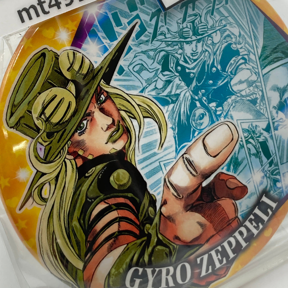 ジョジョの奇妙な冒険 HEROES 缶バッジ ジョジョ展 ジャイロ・ツェペリ