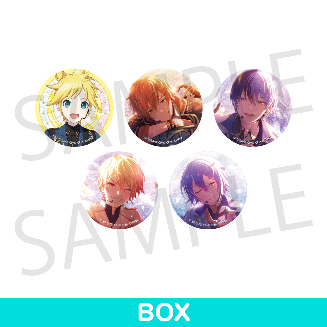 お値下げ⭕️プロセカ缶バッジあんスタコラボ 東雲彰人Vol.B 70点