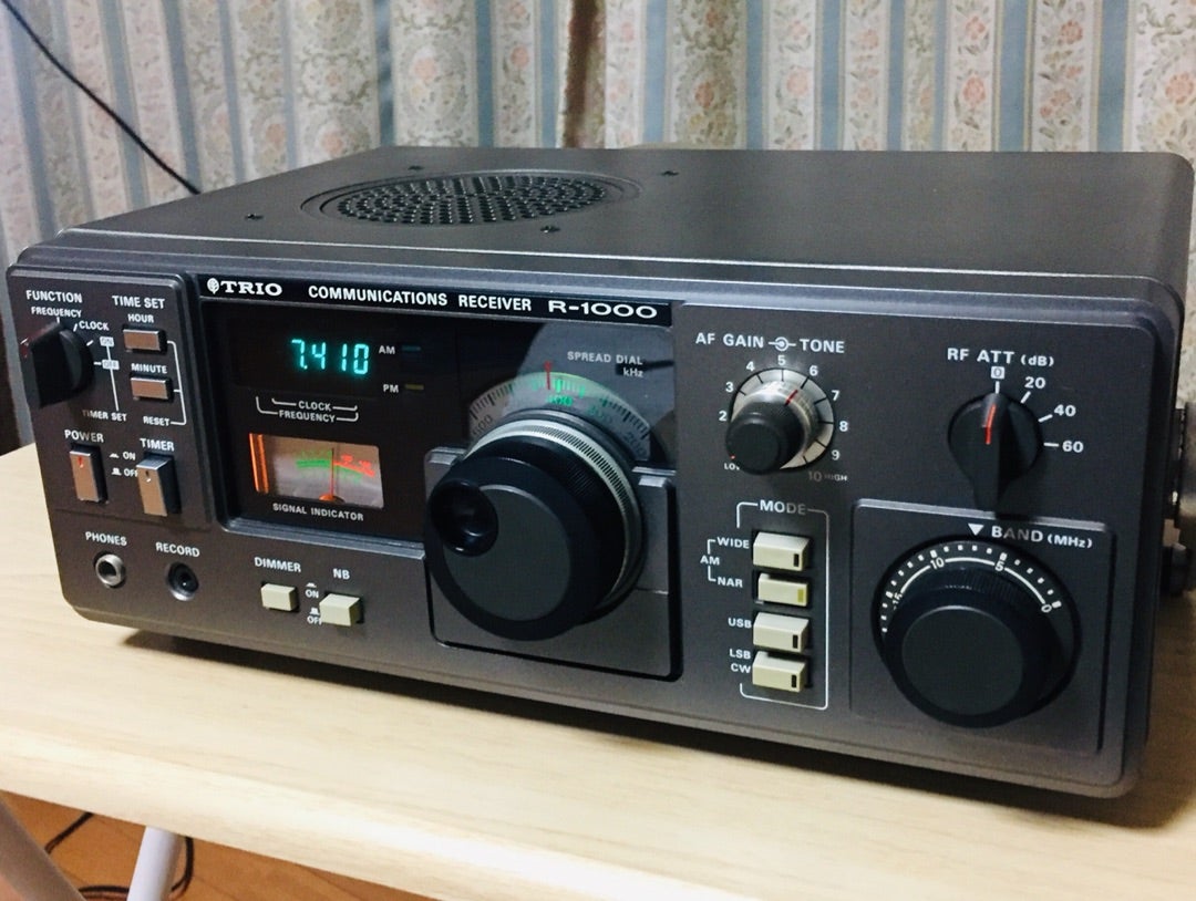 TRIO R-1000 受信機 通電受信確認済 BCLやアマチュア無線受信などに