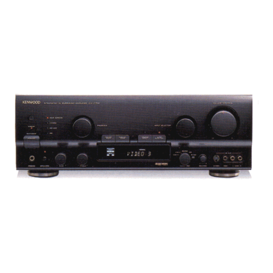 Kenwood KA-V7700 Manuals | ManualsLib