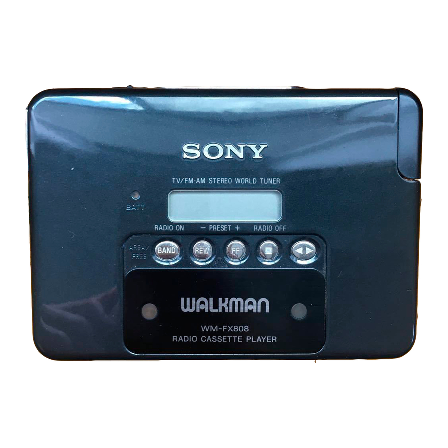 ポータブルプレーヤー SONY WALKMAN DUAL HEAD WM-EX909 BLACK SONY