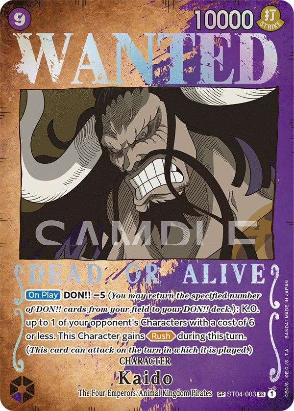 ST04-003_p1 Kaido One Piece Card Game Card | One Piece Card Game