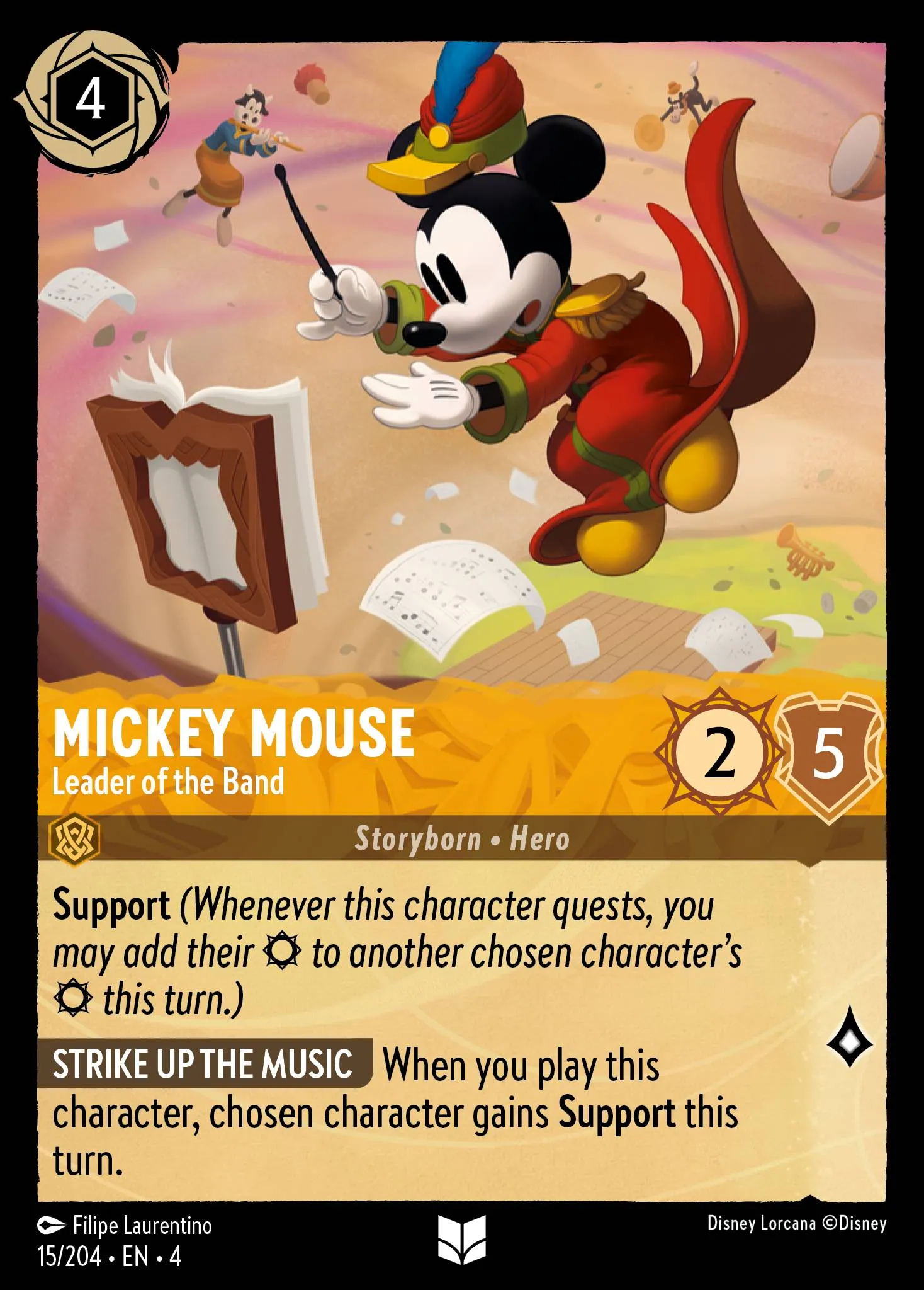 Disney ディズニー ロルカナ ミッキー / D23 限定 プロモ PSA用