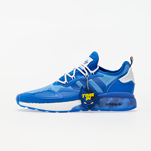 Men's shoes adidas x Ninja ZX 2K Boost Blue/ Ftw White/ Core Green