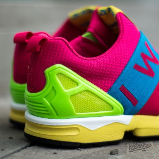 Men's shoes adidas ZX Flux Slip On Solar Green/Solar Blue2/Blaze