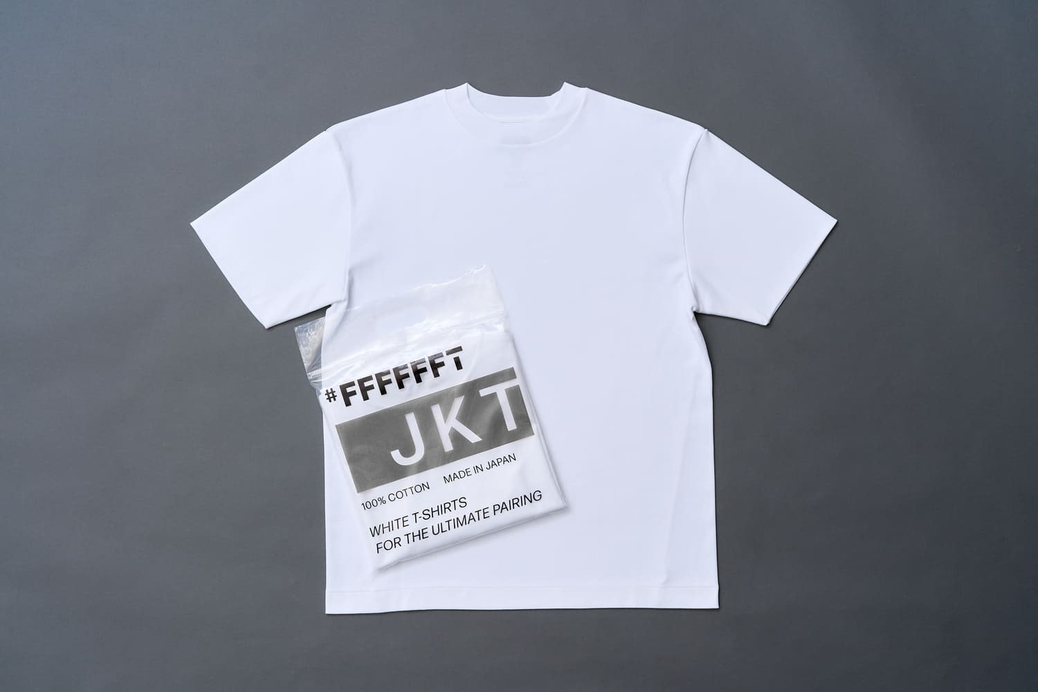 立体パディング デザインTシャツ ホワイト GET IT HERE プリント 立体