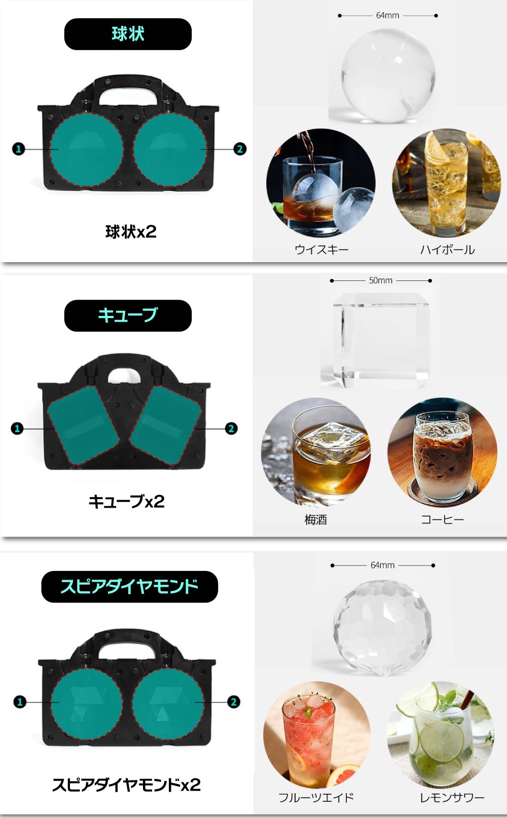 ジュエルアイス jewelice DUO スティック さらに進化した究極の氷