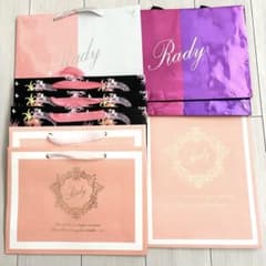 送料込み♪Rady ショッパー/紙袋9枚set☆まとめ売り - メルカリ