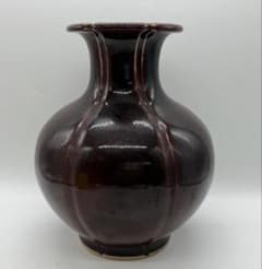 中国 雍正年製 辰砂釉花口瓶 紅釉 送料込み251202 - メルカリ