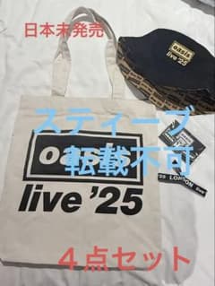 オアシス バケットハット、トートバッグ 、バッジ 、リストバンド 4点