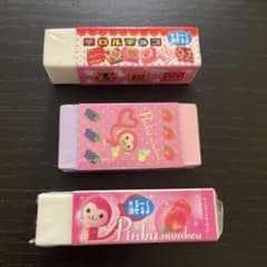 平成レトロPinky monkey 消しゴム 3個セット当時もの、未使用品 - メルカリ