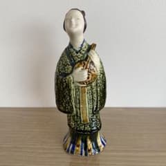 美品】伊村徳子さん作 織部陶人形 - メルカリ