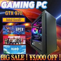 特大売り切りセール！】Core i7&GTX970 ゲーミングPC！274 - メルカリ