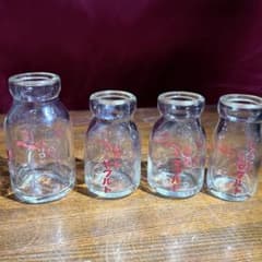 希少 レトロ 昭和 当時物 ガラス 瓶 小瓶 ヤクルト まとめ クロレラ