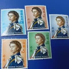 8165 外国切手 香港 エリザベス2世 高額5種セット激レア品 - メルカリ