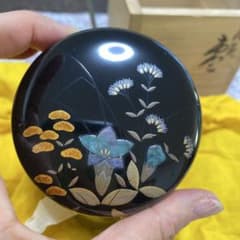 ききょう 花籠 棗 輪島塗 ☆正抱☆ 縄手昌晴作 - メルカリ